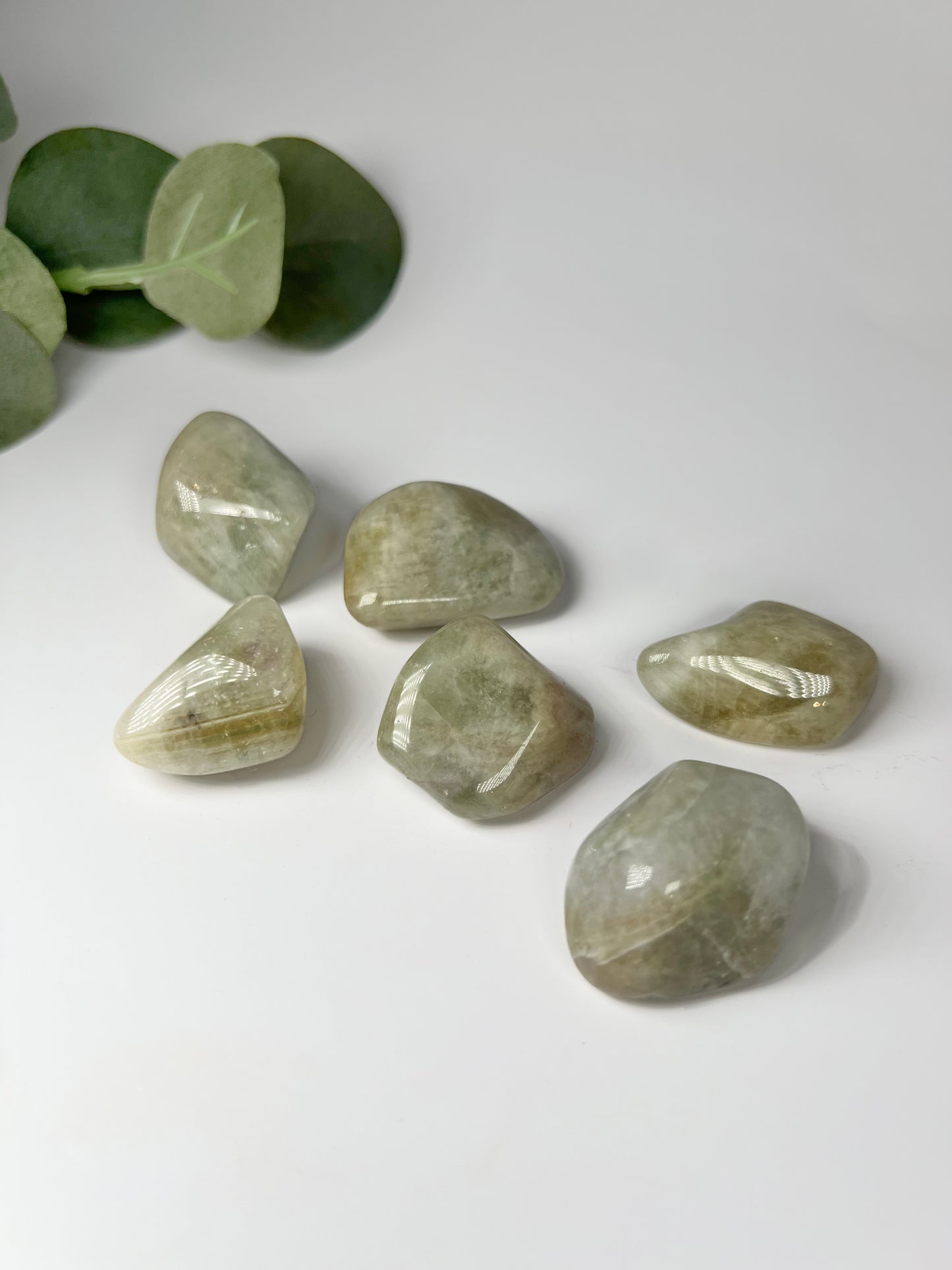 Prasiolith Trommelstein