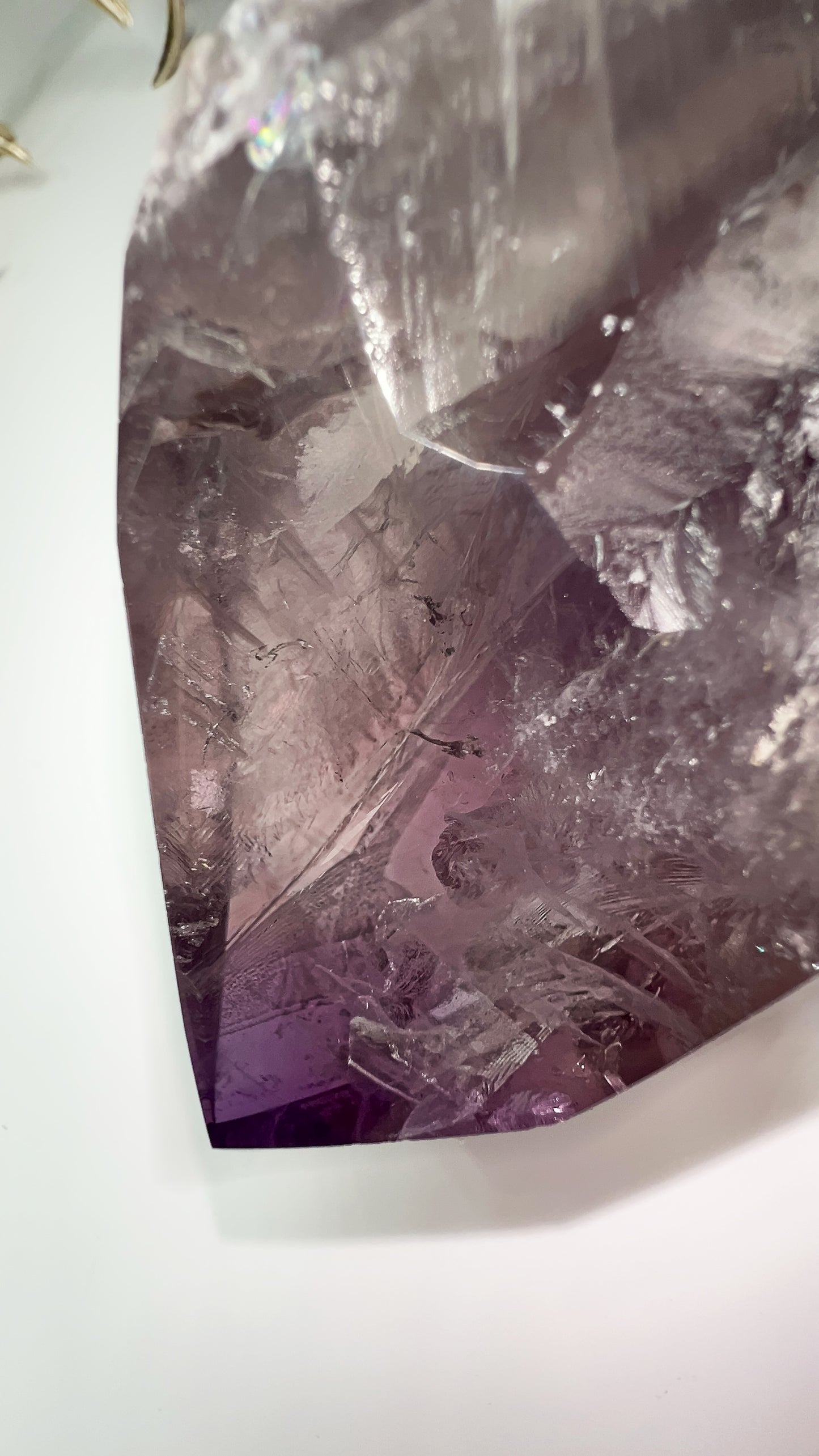 Natürliche Amethyst Spitze
