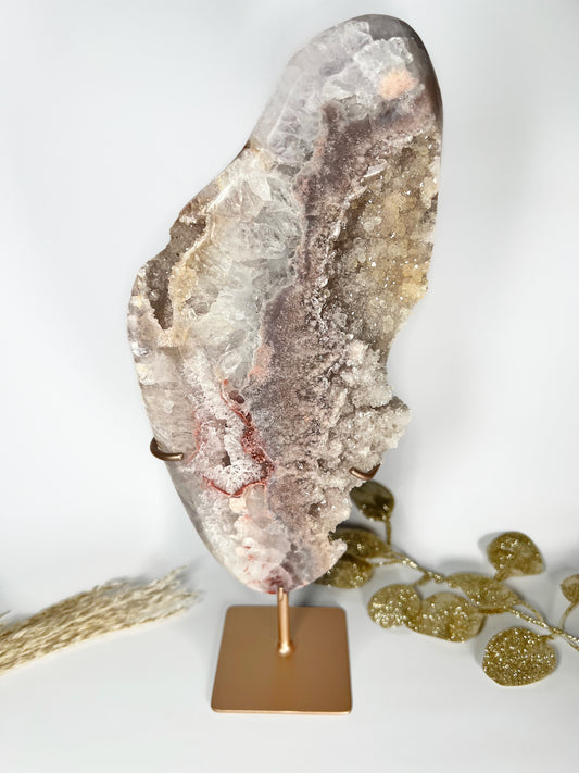 Pink Amethyst Scheibe