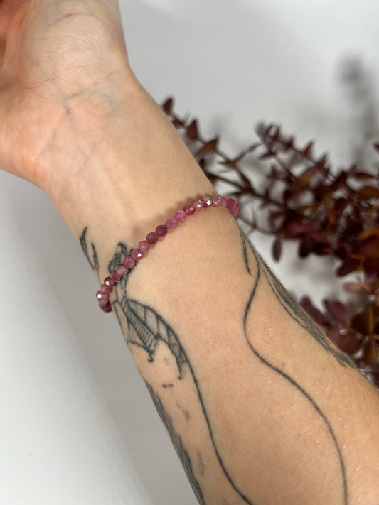 Armband pinker Turmalin